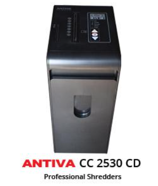 Antiva CC 2530 CD Micro Cut Paper Shredder - 25 Sheet P4 Security